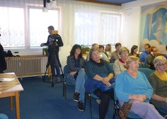 Foto z přednášky Grafologie - aneb písmo mluví pravdu