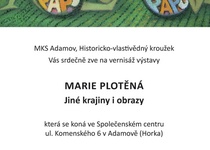 Výstava Marie Plotěné - Jiné krajiny i obrazy