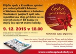 Česko zpívá koledy "i v Adamově"