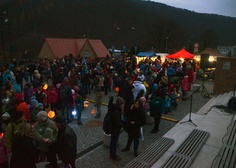 Rozsvěcování vánočního stromu - foto