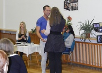 Foto z besedy se Zdeňkem CHLOPČÍKEM a Ilonou OSTROU