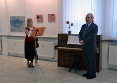 Foto z vernisáže únorové výstavy