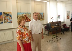 VERNISÁŽ VÝSTAVY S. VAŠINOVÉ - VŠUDE DOBŘE,TAK CO DOMA - foto