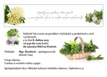 Povídání o bylinkách s Mgr. Štenberkem