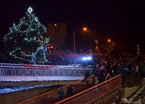 Rozsvícení vánočního stromu v Adamově