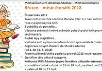 Březen – měsíc čtenářů 2018