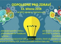 ODPOLEDNE PRO ZDRAVÍ