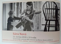 SÁRA NOVÁ - akustický koncert, premiéra videoklipu k písni "Změna"