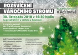 SLAVNOSTNÍ ROZSVÍCENÍ VÁNOČNÍHO STROMU