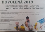 Soutěž pro fotografy amatéry: DOVOLENÁ  2019