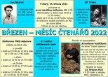 BŘEZEN - MĚSÍC ČTENÁŘŮ 2022