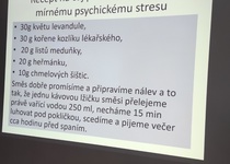 Přednáška o bylinkách Ing. Blanky Kocourkové