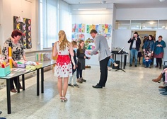 V pátek 25. 3.2022 byl zahájen Salonek 2022 - výstava prací adamovských dětí