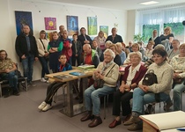 Z vernisáže výstavy "Tři v jedné..."