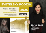 SVĚTELSKÝ PODZIM 2025 V ADAMOVĚ: ANDREA KALIVODOVÁ "MOJE HUDEBNÍ NEJ..."