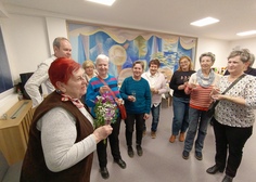 Ze zahájení výstavy "Panenky v zajetí jehlic a klubíček"