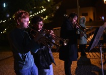 Slavnostní rozsvícení vánočního stromu v Adamově...