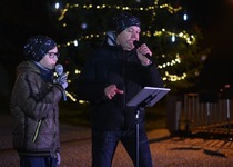 Slavnostní rozsvícení vánočního stromu v Adamově...