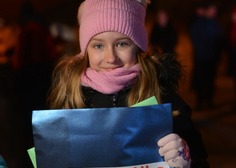 Slavnostní rozsvícení vánočního stromu v Adamově...