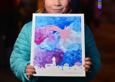 Slavnostní rozsvícení vánočního stromu v Adamově...