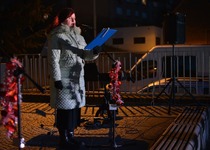 Slavnostní rozsvícení vánočního stromu v Adamově...