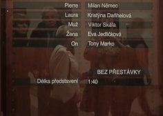 Návštěva představení Otec v MDB...