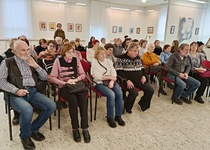 Z vernisáže výstavy Františka Dvořáka