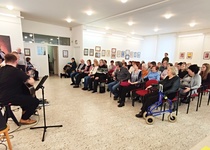 Z vernisáže výstavy Františka Dvořáka