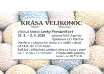 VELIKONOČNÍ VÝSTAVA KRASLIC Z DÍLNY LENKY PROVAZNÍKOVÉ