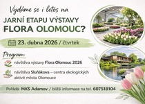 VYPRAVÍME SE I LETOS NA VÝSTAVU FLORA OLOMOUC?
