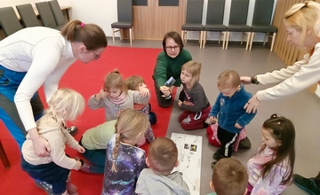 Z besedy o současném i dřívějším Adamově pro MŠ