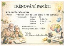 DALŠÍ KURZ TRÉNOVÁNÍ PAMĚTI