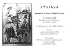 VÝSTAVA  /  NAHLÉDNUTÍ DO ČESKÉ GRAFIKY 20. STOLETÍ