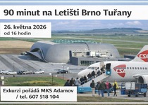 EXKURZE: 90 MINUT NA LETIŠTI BRNO TUŘANY