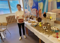 Poslední návštěva výstavy kraslic