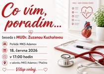BESEDA S MUDR. ZUZANOU KUCHAŘOVOU  - "CO VÍM - PORADÍM..."