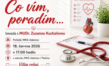 BESEDA S MUDR. ZUZANOU KUCHAŘOVOU  - "CO VÍM - PORADÍM..."