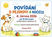 POVÍDÁNÍ O PEJSKOVI A KOČIČCE / pohádka pro MŠ Jilemnického a ostatní děti
