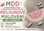 MELOUNOVÉ MALOVÁNÍ NA CHODNÍK se zmrzlinou k MDD