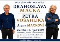 VÝSTAVA: DRAHOSLAV MACEK, PETR VOŠAHLÍK, ALENA MACKOVÁ