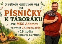 PÍSNIČKY K TÁBORÁKU DNES - ČTVRTEK 27. SRPNA 2026