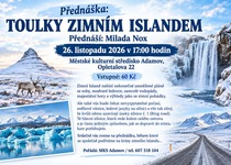 PŘEDNÁŠKA: MILADA NOX / TOULKY ZIMNÍM ISLANDEM