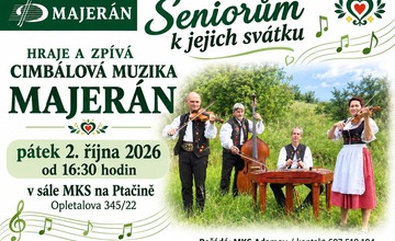 SENIORŮM K JEJICH SVÁTKU HRAJE A ZPÍVÁ KAPELA MAJERÁN