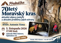 70LETÝ CHKO MORAVSKÝ KRAS - OBJEVY A OCHRANA JESKYNÍ