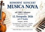 KOMORNÍ KONCERT MUSICA NOVA