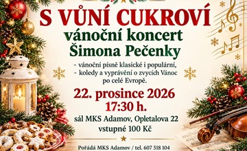 KONCERT ŠIMONA PEČENKY: S VŮNÍ CUKROVÍ