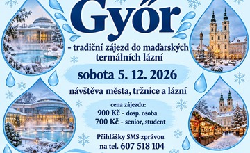 PROSINEC = GYOR = VÁNOČNÍ ATMOSFÉRA VE MĚSTĚ + TERMÁLNÍ LÁZNĚ